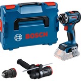 Bosch Akku-Bohrschrauber GSR 18V-90 FC Professional solo, 18Volt blau/schwarz, ohne Akku und Ladegerät, in L-BOXX