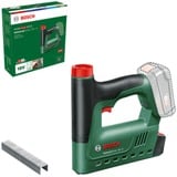 Bosch Heimwerken & Garten UniversalTacker 18V-14, 18Volt, Elektrotacker grün/schwarz, ohne Akku und Ladegerät, POWER FOR ALL ALLIANCE