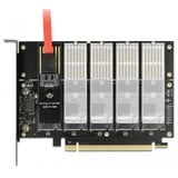 DeLOCK PCIe x16Karte > 5x M.2 Key B 