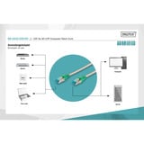Digitus Premium Cat.5e SF/UTP Crossover Patchkabel grau, 2 Meter