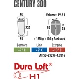 High Peak Schlafsack Century 300 dunkelrot/grau