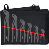 KNIPEX Cobra Kult Tasche 00 19 55 S5  LE schwarz/rot, leer