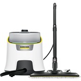 Kärcher SC 4 Deluxe EasyFix, Dampfreiniger weiß/schwarz, 2.250 Watt, mit Bodenreinigungsset EasyFix