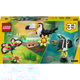 LEGO 31173 Creator 3-in-1 Wilde Tiere: Tropischer Tukan, Konstruktionsspielzeug 