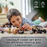 LEGO 76951 Jurassic World Pyroraptor & Dilophosaurus Transport, Konstruktionsspielzeug Spielzeugauto Off-Roader mit 2 Dinosaurier-Figuren für Kinder ab 7 Jahre