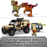 LEGO 76951 Jurassic World Pyroraptor & Dilophosaurus Transport, Konstruktionsspielzeug Spielzeugauto Off-Roader mit 2 Dinosaurier-Figuren für Kinder ab 7 Jahre