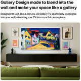 LG 65LX7B6LA.AEEQ (Gallery TV), QNED-Fernseher 165 cm (65 Zoll), silber/schwarz, UltraHD/4K, Gallery+, PVR, TimeShift