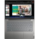 Lenovo ThinkBook 14 AMD G4 (21DK0004GE), Notebook grau, Windows 11 Pro 64-Bit, 512 GB SSD