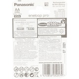 Panasonic eneloop pro AA 2500 mAh, Akku schwarz, 4 Stück
