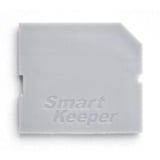 SMARTKEEPER ESSENTIAL SD Port Lock (SD04) + Lock Key Mini (U04), Einsteckschloss Farbcode Grau, 4 Stück + 1 Schlüssel