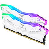 Team Group DIMM 32 GB DDR5-6000 (2x 16 GB) Dual-Kit, Arbeitsspeicher weiß, FF4D532G6000HC30DC01, Delta RGB, INTEL XMP