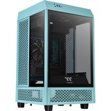 Thermaltake The Tower 100 Mini Tower Turquoise, Tower-Gehäuse türkis, Tempered Glass