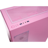 Thermaltake View 170 TG ARGB , Tower-Gehäuse rosa, Tempered Glass x 2