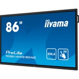 iiyama ProLite TE8614MIS-B2AG, Public Display schwarz (matt), UltraHD/4K, Touchscreen, HDMI, DP, USB-C