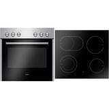 Amica EHC 933 031 E, Herdset edelstahl