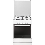 Amica SHGG 910 100 W, Herdset weiß, Standherd Gas-Gas, 60 cm