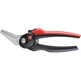 BESSEY Combi-Schere abgewinkelt D48A-2 schwarz/rot, mit 2K Griff