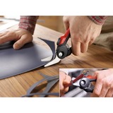 BESSEY Combi-Schere abgewinkelt D48A-2 schwarz/rot, mit 2K Griff