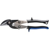 BESSEY Ideal-Schere wendig D08, Blechschere schwarz/blau, rechtsschneidend