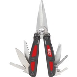 BESSEY Multifunktionswerkzeug DBST, mit Schere, Multitool schwarz/rot