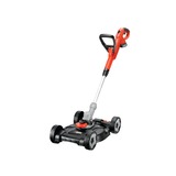 BLACK+DECKER 3-in-1 Rasentrimmer STC1820CM, 18Volt orange/schwarz, Li-Ionen Akku 2,0Ah