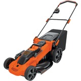 BLACK+DECKER Akku-Rasenmäher CLMA4820L2, 2x 36V orange/schwarz, 2x Li-Ionen Akku 2,0 Ah