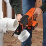 BLACK+DECKER Akku-Säbelsäge BDCR18, 18Volt orange/schwarz, Li-Ionen Akku 1,5Ah