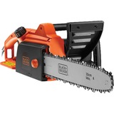 BLACK+DECKER Kettensäge CS1835, Elektro-Kettensäge orange/schwarz, 1800 Watt