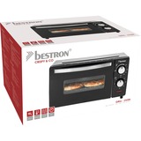 Bestron Grill-Backofen, Mini-Backofen schwarz/edelstahl