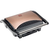 Bestron Paninigrill ASW113CO, Kontaktgrill kupfer/schwarz, 1.000 Watt