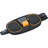 Beurer Bauch- und Rückenmuskelgürtel EM 39 2-in-1, Massagegerät schwarz/gelb