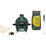 Big Green Egg MiniMax, Starter-Paket, Holzkohlegrill grün, Ø 33cm