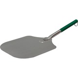 Big Green Egg Pizzaschaufel aus Aluminium, Grillbesteck silber/grün, für Big Green Egg MiniMax, Small, Medium, Large, XLarge, 2XL