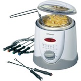 Bomann Fondue-Fritteuse FFR 1290 CB weiß/hellgrau