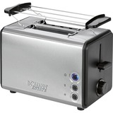 Bomann Toaster TA 1371 CB edelstahl/schwarz, 850 Watt, für 2 Scheiben Toast