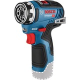 Bosch Akku-Bohrschrauber GSR 12V-35 FC solo Professional, 12Volt blau/schwarz, ohne Akku und Ladegerät, FlexiClick System