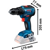 Bosch Akku-Bohrschrauber GSR 18V-55 Professional solo, 18Volt blau/schwarz, ohne Akku und Ladegerät