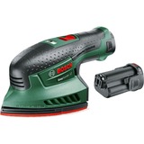 Bosch Akku-Multischleifer EasySander 12, 12Volt grün/schwarz, 2x Li-Ion Akku 2,0Ah