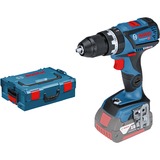 Bosch Akku-Schlagbohrschrauber GSB 18V-60 C Professional blau/schwarz, ohne Akku und Ladegerät, L-BOXX