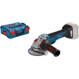 Bosch Akku-Winkelschleifer GWS 18V-10 PC Professional solo, 18Volt blau/schwarz, L-BOXX, ohne Akku und Ladegerät