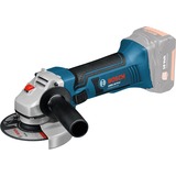 Bosch Akku-Winkelschleifer GWS 18-125 V-Li Professional blau/schwarz, L-BOXX 136, ohne Akku und Ladegerät