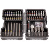 Bosch Bit- und Steckschlüssel-Set, 43-teilig, Bit-Satz grau, mit Farbcodierung