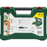 Bosch Heimwerken & Garten V-Line TiN-Bohrer- und Bit-Set, 91-teilig , Bohrer- & Bit-Satz grün