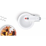 Bosch Home Handmixer CleverMixx MFQ2600W weiß/rot, 375 Watt, mit Schüssel und Geräteständer