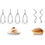 Bosch Home Handmixer Styline MFQ4835DE weiß/silber, 575 Watt, 2 Paare Rührbesen "FineCreamer"
