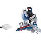 Bosch PRO Akku-Kapp-und Gehrungssäge BITURBO GCM 18V-305 GDC Professional solo, Kapp- und Gehrungssäge blau, Bluetooth Modul, ohne Akku und Ladegerät