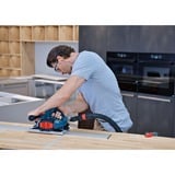 Bosch PRO Akku-Tauchsäge BITURBO GKT 18V-52 GC Professional, Handkreissäge blau/schwarz, 2x Akku ProCORE18V 5,5Ah, Führungsschiene, L-BOXX