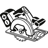 Bosch PRO Aluminium cordless Kreissägeblatt, Ø 150mm, 52Z Bohrung 10mm, für Akku-Handkreissägen