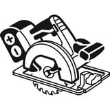 Bosch PRO Aluminium cordless Kreissägeblatt, Ø 165mm, 54Z Bohrung 15,875mm, für Akku-Handkreissägen