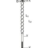 Bosch PRO SDS max-7 Hammerbohrer, Ø 37mm Arbeitslänge 450mm